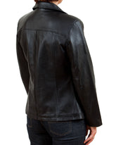 Women Genuine Leather Blazer Coat WB 20